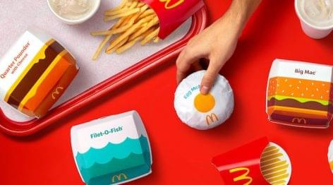 Új csomagolási dizájn a McDonald’s-tól