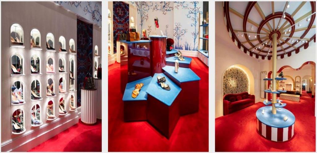 Christian Louboutin luxury boutique at Yorkdale