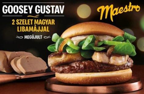 Visszatért a hungarikum, a Meki libamájas burgere