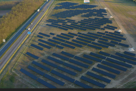 Cerbona has produced the full electricity demand of its plant in its own solar park