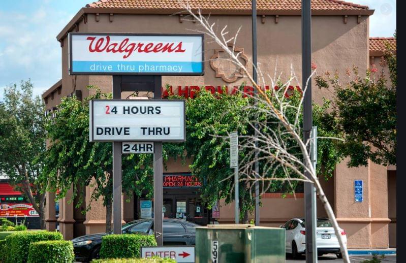 Walgreens drive-thru