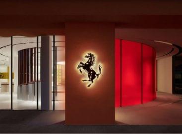 Ferrari opened glossy lifestyle concept store