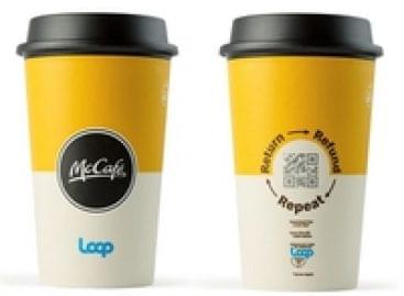 McDonald’s and TerraCycle’s Loop pilot reusable coffee cup initiative in England