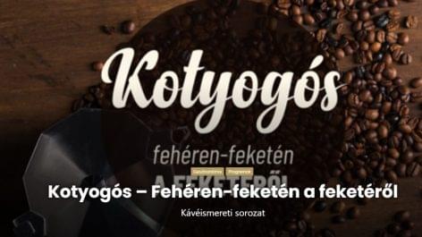 (HU) Kotyogós – Az MKVM kávéismereti sorozatának vendége Szongoth János