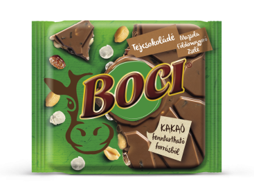 BOCI chocolates with hazelnut, raisins and bits of jelly