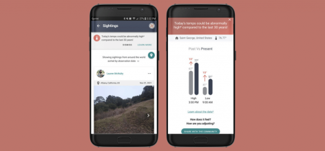 Személyes figyelmeztetéseket küld a klímaváltozásról egy app