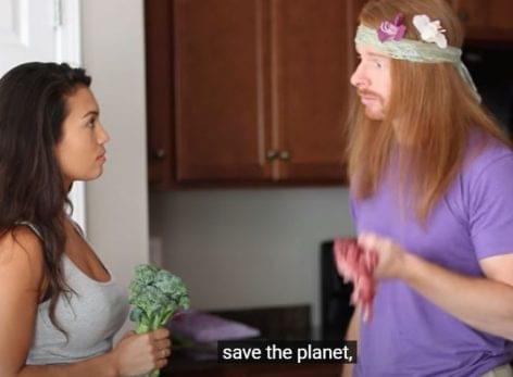 A túlzó vegán attitűd maró paródiája – A nap videója