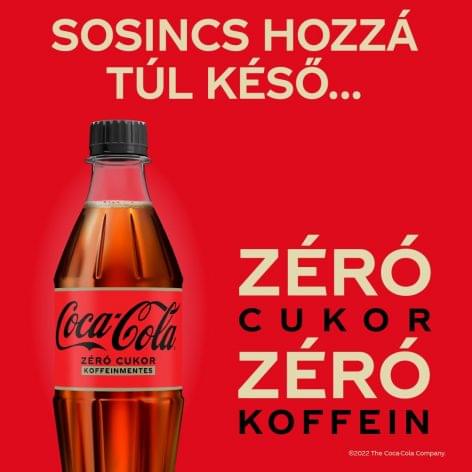 The Coca-Cola Zero Sugar Zero Caffeine product has arrived