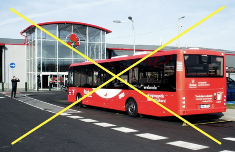 Auchan has been forced to end its popular free bus service