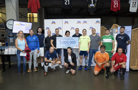 The dm held a charity soccer tournament for the youngest