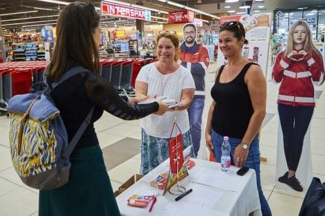 About 1,500 students in need were helped by INTERSPAR customers with school supplies