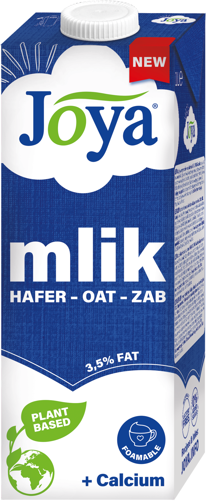Joya MLIK Oat drink with 3.5 per cent and 1.8 per cent fat content 1 l
