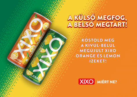 Renewal inside and out: the packaging and recipe of XIXO Orange and XIXO Lemon have also changed