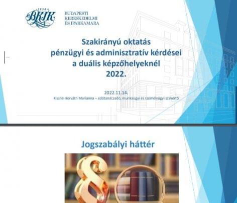 Information material on the most important issues of dual vocational training