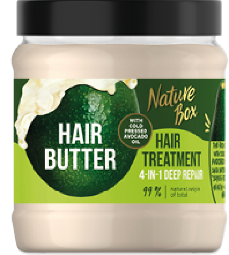 Nature Box Hair Butter 4 az 1-ben hajpakolás avokádóolajjal