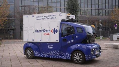 Autonóm házhozszállítással kísérletezik a Carrefour és a Goggo Network