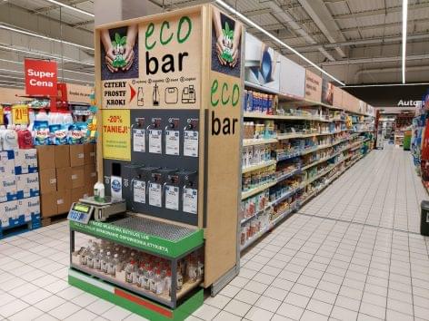 Lengyelországban újratöltőkből kínálja a Carrefour saját márkás termékeit