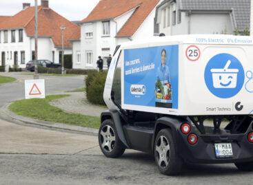 Colruyt’s unmanned van delivers first groceries to home