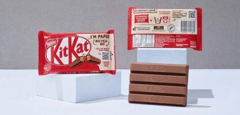Újrahasznosítható papírcsomagolást tesztel a KitKat számára a Nestlé