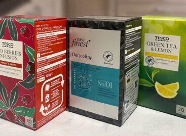 Növényi alapú teafiltert vezet be a Tesco a műanyaghulladék csökkentése érdekében
