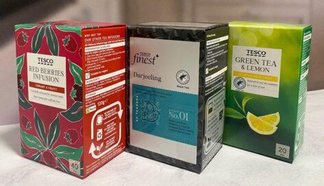 Növényi alapú teafiltert vezet be a Tesco a műanyaghulladék csökkentése érdekében