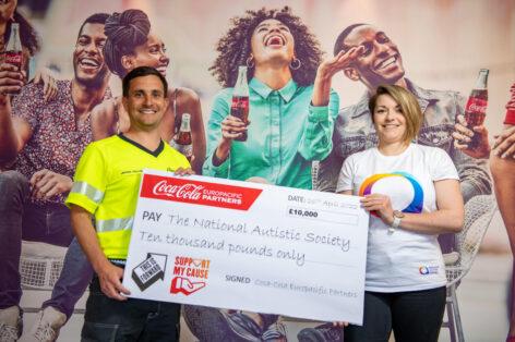 Coca-Cola Europacific Partners hits milestone at £1m charitable donations in 2022