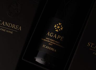 Sz. Variáns created luxury packaging for St. Andrea’s internationally successful wine