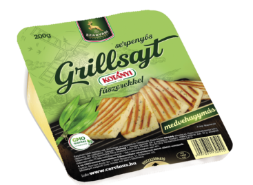 Grill cheese seasoned with Kotányi spices