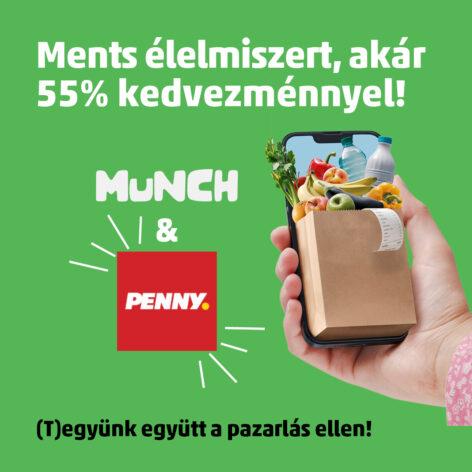 Összefogott a PENNY és a Munch: élelmiszermentéssel a pazarlás ellen