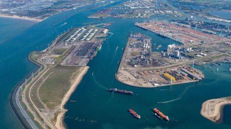 Rotterdam Says Port Traffic Drops Slightly As Inflation Weighs