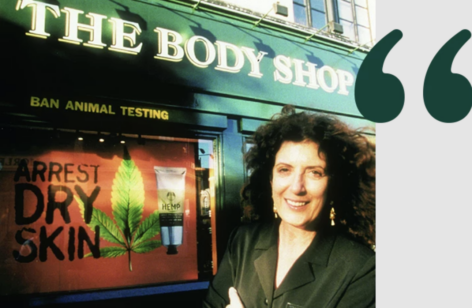 The whole cosmetics industry is being provoked by THE BODY SHOP
