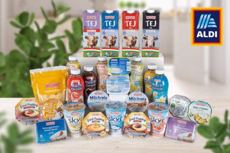 ALDI introduces a new, unified milk brand: MILFINA has become MILSANI