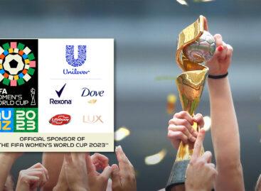 Az Unilever a 2023-as FIFA Női Labdarúgó-világbajnokság hivatalos támogatója