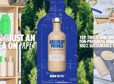 Egyesült Királyság: a Tesco üzletekben kapható az Absolut vodka első papírpalackos változata