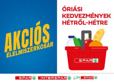 From today, the SPAR group awaits its customers with more than 700 discount offers, and the price of 300 products is frozen within the framework of the SPAR ÁRSTOP Extra Promotion