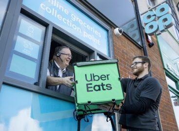 Pontokat gyűjthetnek a vásárlók a brit Co-op és az Uber Eats közös projektjében