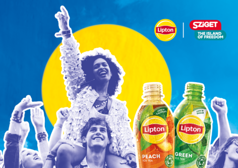 The visitors of the Sziget Festival can also taste the exotic new flavor of Lipton Ice Tea