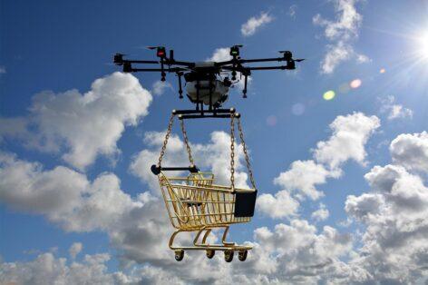 Beijing launches drone delivery service on the Great Wall