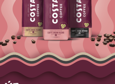 Új Crema kávékkal lép a magyar piacra a Costa Coffee