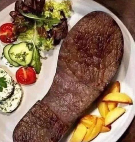 Honestly about well-done steak – Picture of the day