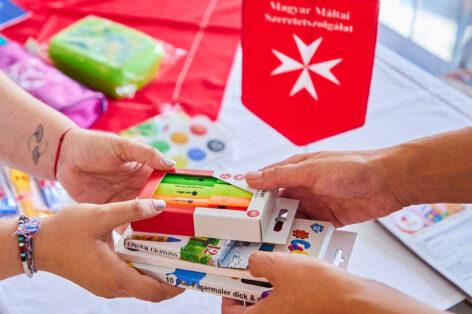 The start of the school year for 1,600 children was made easier by the school supplies collection campaign of the Maltese Charities and SPAR