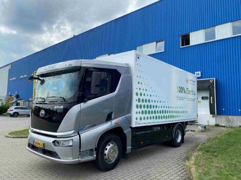 A Waberer’s Csoport tesztelhette először a BYD elektromos teherautóját az EU-ban