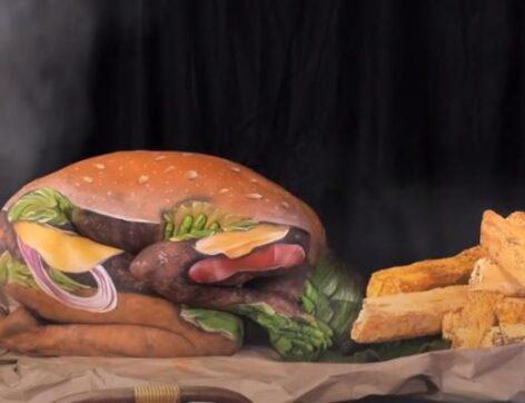 The live hamburger – Video of the day