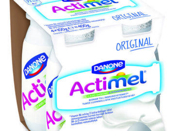 No more plastic labels on Actimel bottles in Germany
