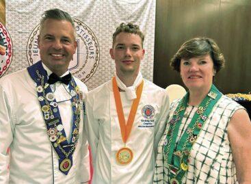 Fourth place at the young chef world championship