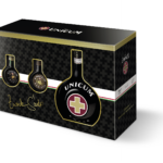 Unicum/Unicum Szilva/Unicum Barista 0,7 l + 2 db mini papír díszdobozban