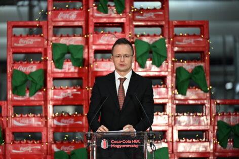 Új gyártósort avatott Dunaharasztiban a  Coca-Cola HBC Magyarország