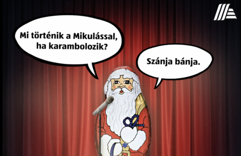 ALDI greets Santa Claus with a serious joke