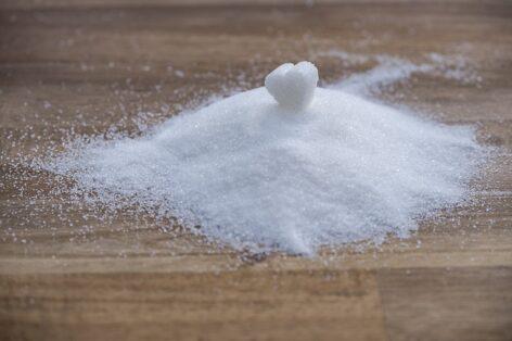 The world market price of white sugar has risen