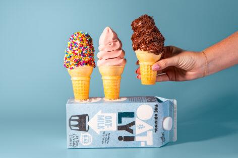Az Oatly zabalapú fagylaltjai már fagylaltozókban is kaphatók